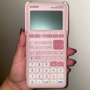 Casio Pink Graphing Calculator